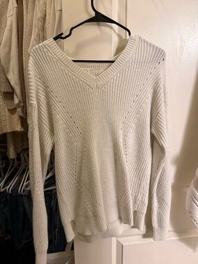 V-Neck Knit Sweater